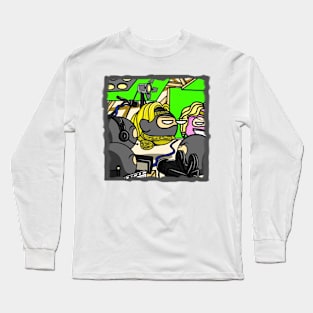 Ninja Green Screen Long Sleeve T-Shirt